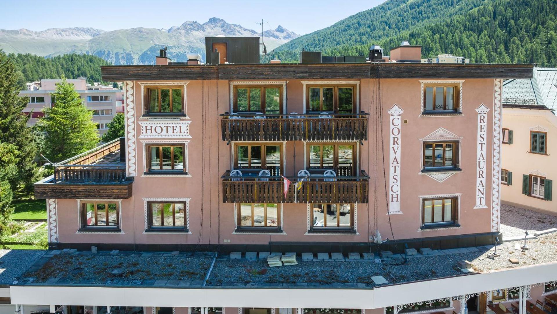 Hotel Corvatsch - Web Check-In St. Moritz Exteriör bild